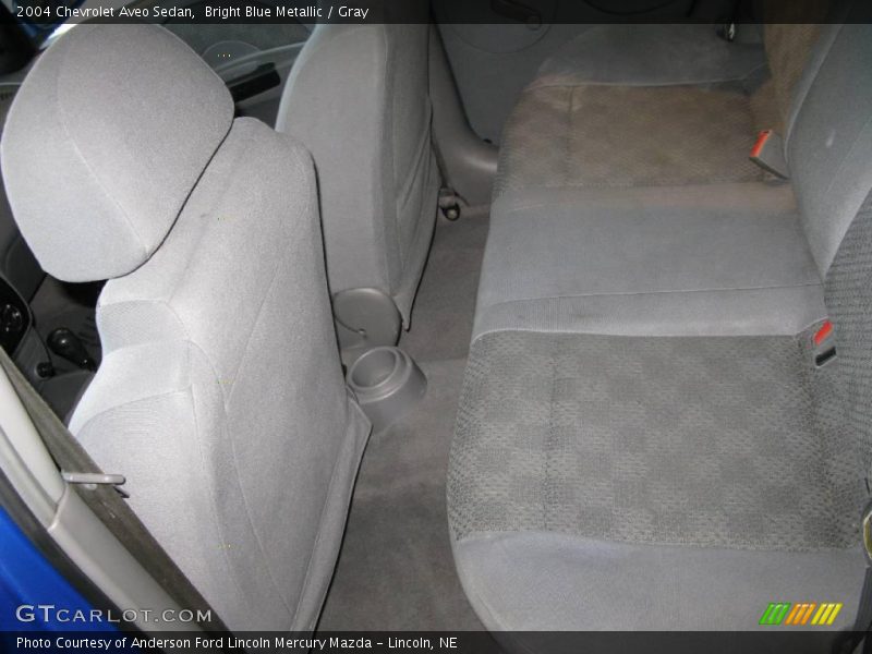 Bright Blue Metallic / Gray 2004 Chevrolet Aveo Sedan