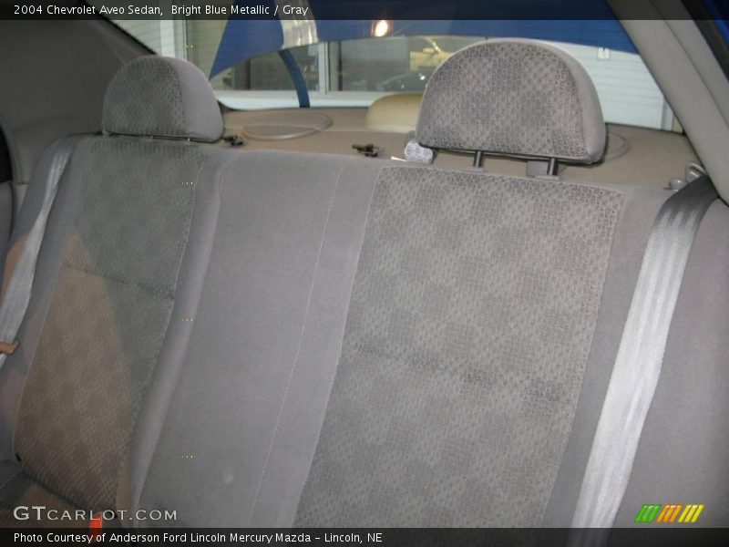 Bright Blue Metallic / Gray 2004 Chevrolet Aveo Sedan
