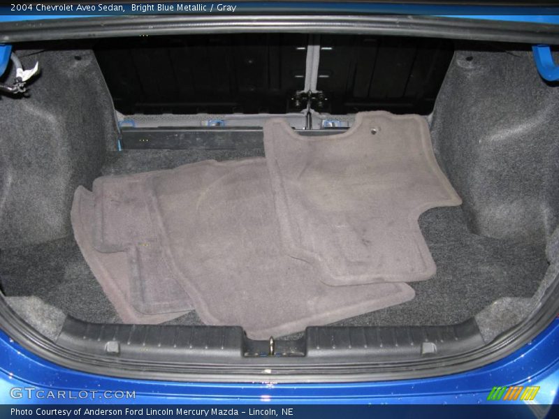 Bright Blue Metallic / Gray 2004 Chevrolet Aveo Sedan