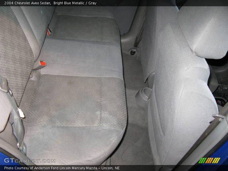 Bright Blue Metallic / Gray 2004 Chevrolet Aveo Sedan