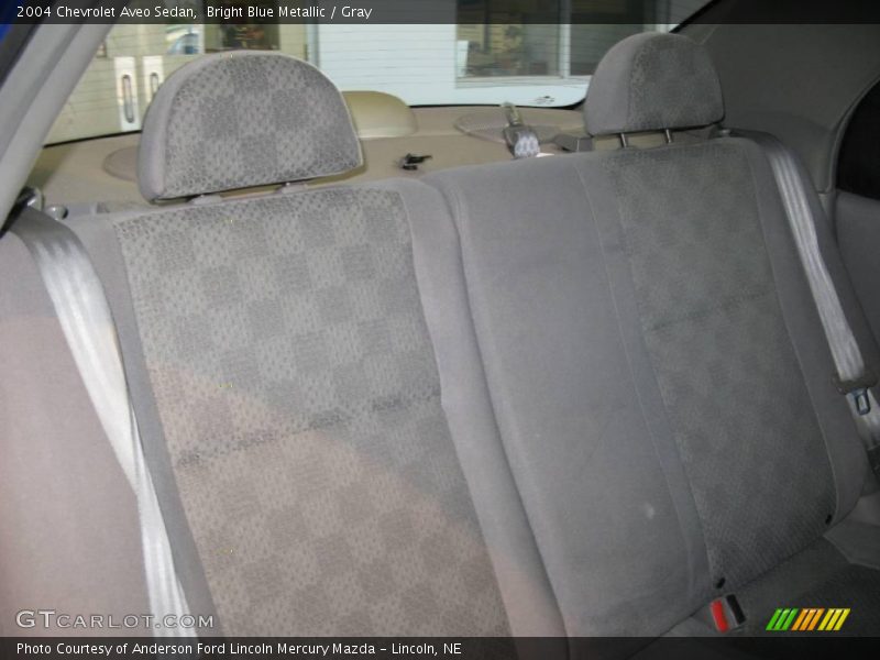 Bright Blue Metallic / Gray 2004 Chevrolet Aveo Sedan