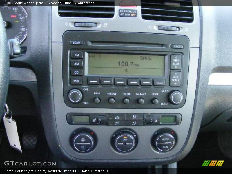 Black / Anthracite 2005 Volkswagen Jetta 2.5 Sedan