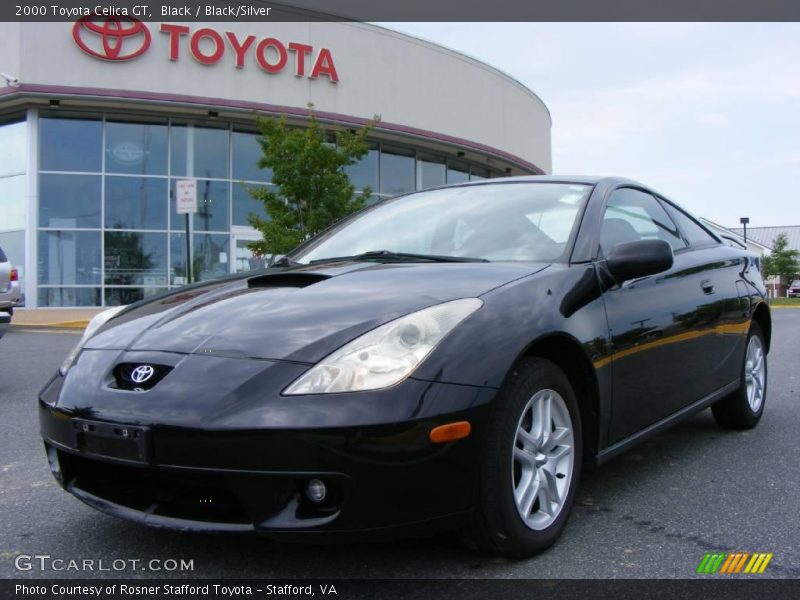 Black / Black/Silver 2000 Toyota Celica GT