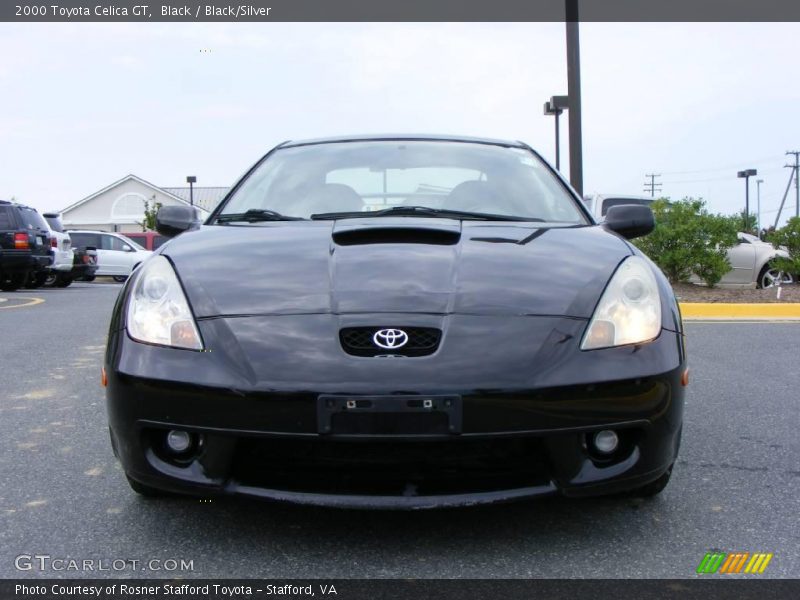 Black / Black/Silver 2000 Toyota Celica GT