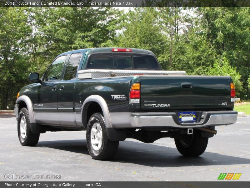 Imperial Jade Mica / Oak 2001 Toyota Tundra Limited Extended Cab