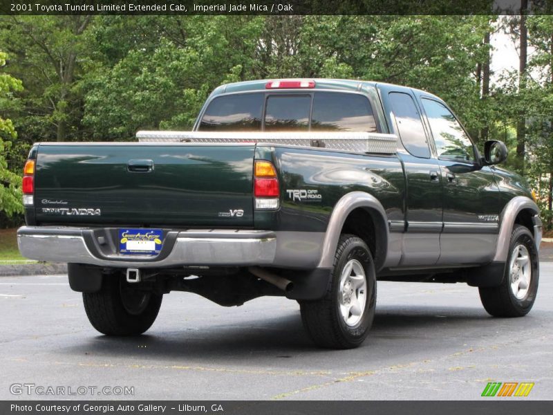 Imperial Jade Mica / Oak 2001 Toyota Tundra Limited Extended Cab