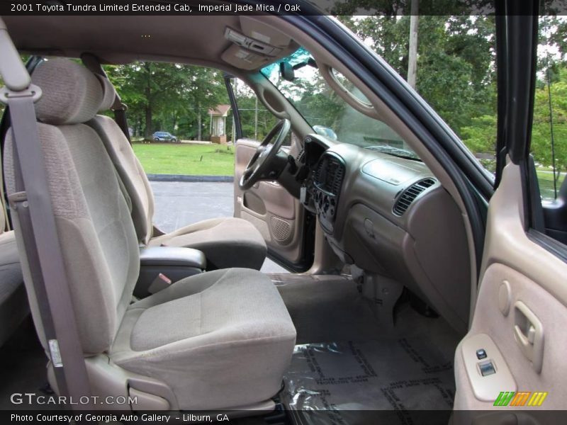 Imperial Jade Mica / Oak 2001 Toyota Tundra Limited Extended Cab