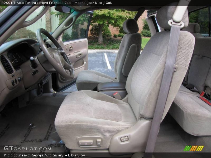 Imperial Jade Mica / Oak 2001 Toyota Tundra Limited Extended Cab
