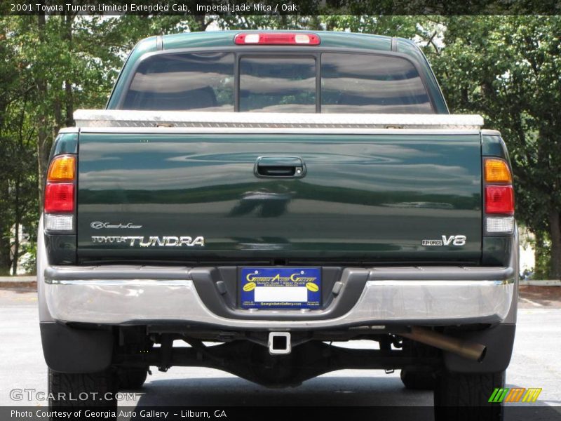 Imperial Jade Mica / Oak 2001 Toyota Tundra Limited Extended Cab