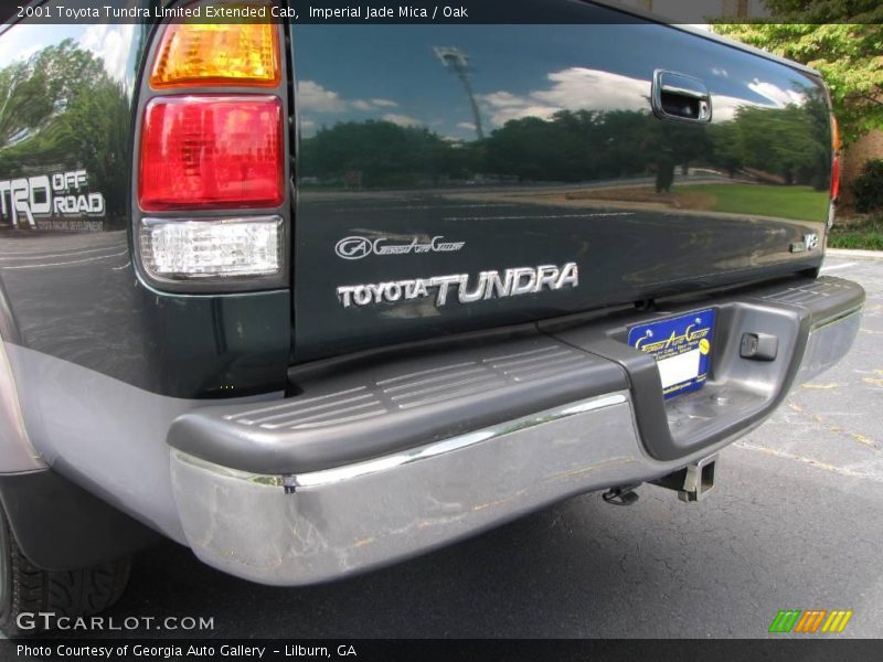 Imperial Jade Mica / Oak 2001 Toyota Tundra Limited Extended Cab