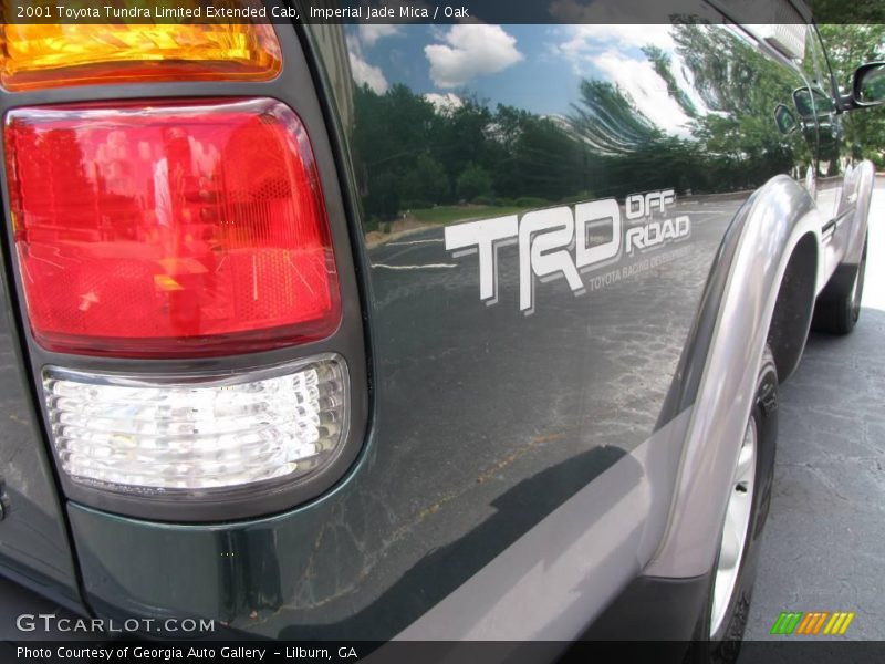 Imperial Jade Mica / Oak 2001 Toyota Tundra Limited Extended Cab