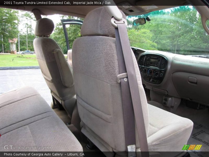 Imperial Jade Mica / Oak 2001 Toyota Tundra Limited Extended Cab