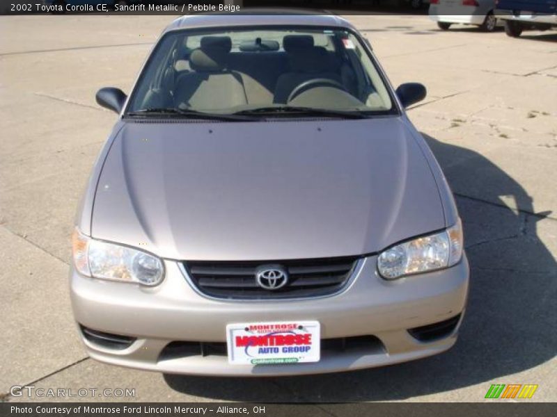 Sandrift Metallic / Pebble Beige 2002 Toyota Corolla CE