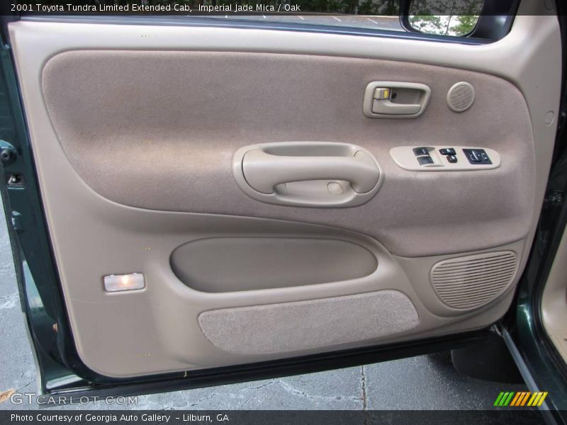 Imperial Jade Mica / Oak 2001 Toyota Tundra Limited Extended Cab