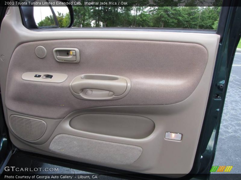 Imperial Jade Mica / Oak 2001 Toyota Tundra Limited Extended Cab
