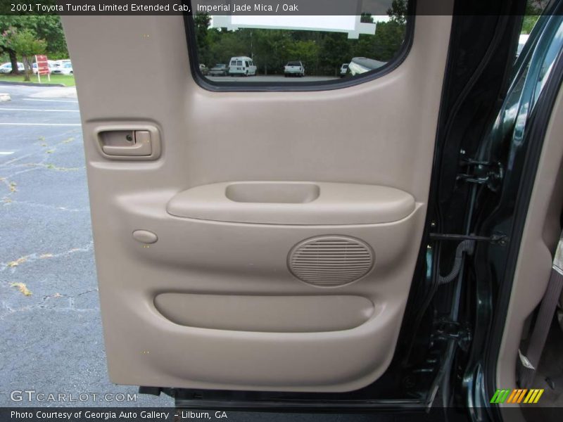 Imperial Jade Mica / Oak 2001 Toyota Tundra Limited Extended Cab