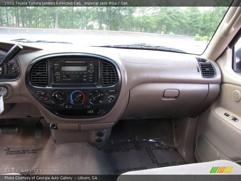Imperial Jade Mica / Oak 2001 Toyota Tundra Limited Extended Cab