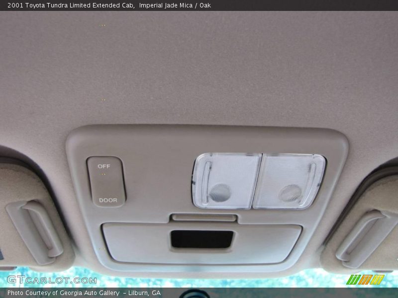 Imperial Jade Mica / Oak 2001 Toyota Tundra Limited Extended Cab