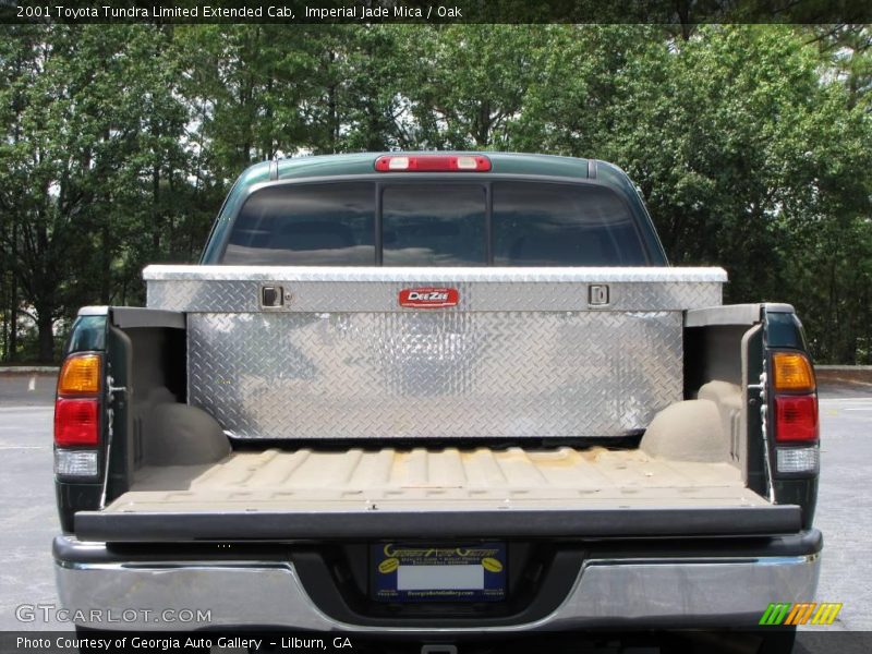 Imperial Jade Mica / Oak 2001 Toyota Tundra Limited Extended Cab