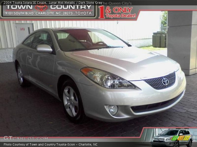 Lunar Mist Metallic / Dark Stone Gray 2004 Toyota Solara SE Coupe