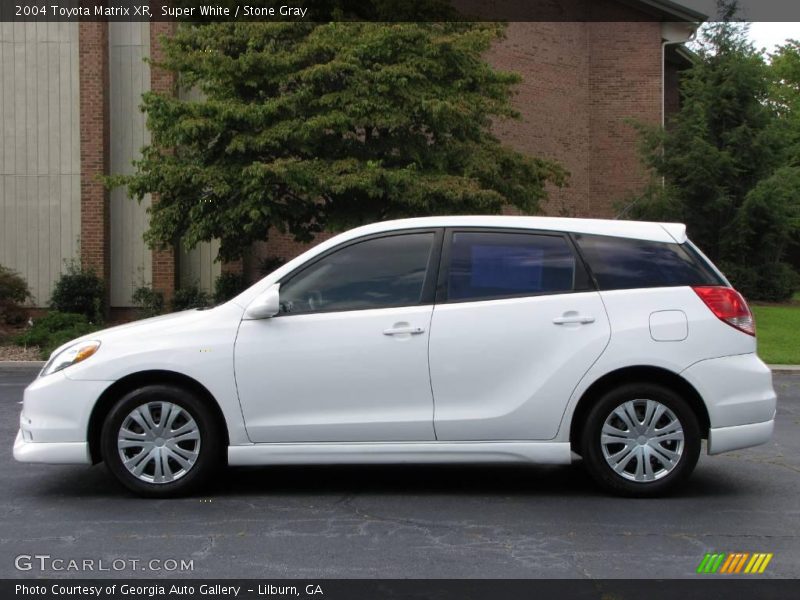 Super White / Stone Gray 2004 Toyota Matrix XR