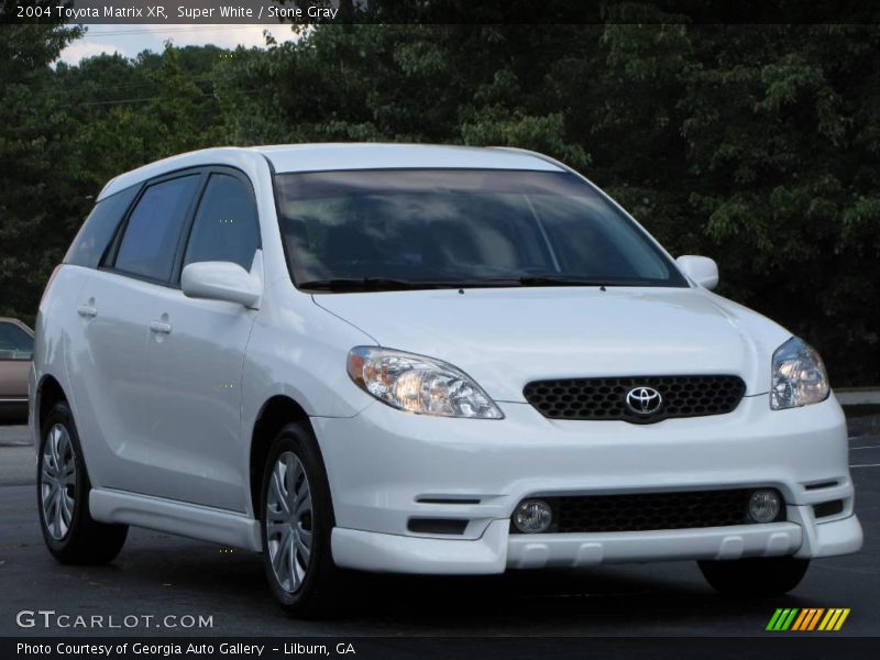 Super White / Stone Gray 2004 Toyota Matrix XR