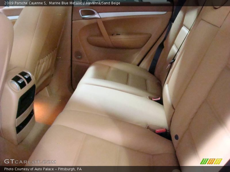 Marine Blue Metallic / Havanna/Sand Beige 2009 Porsche Cayenne S