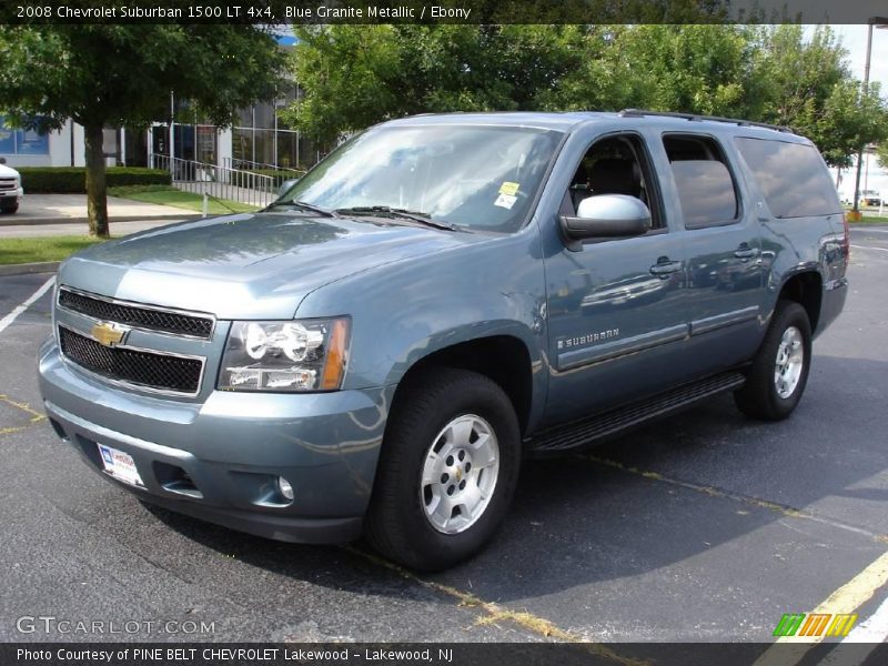 Blue Granite Metallic / Ebony 2008 Chevrolet Suburban 1500 LT 4x4