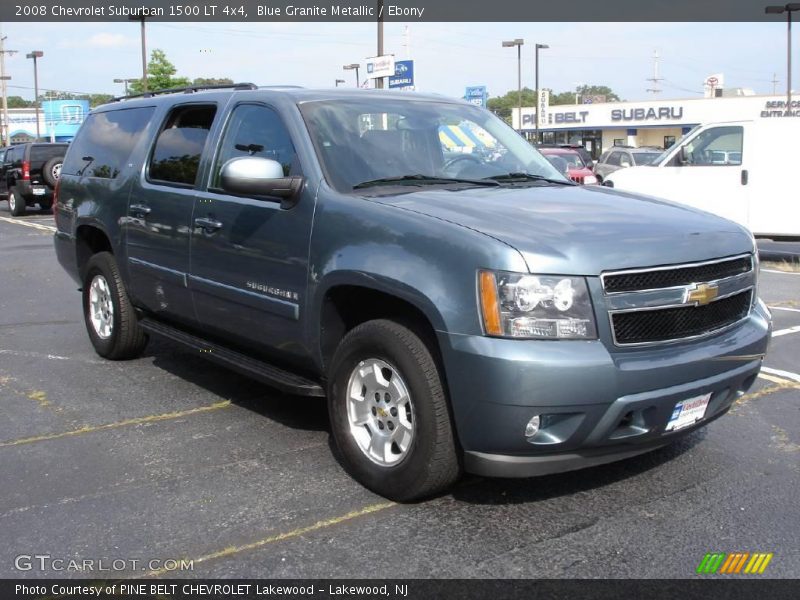 Blue Granite Metallic / Ebony 2008 Chevrolet Suburban 1500 LT 4x4