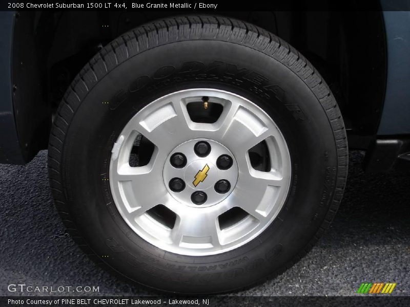 Blue Granite Metallic / Ebony 2008 Chevrolet Suburban 1500 LT 4x4