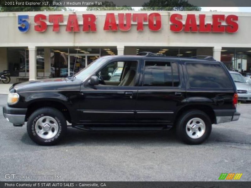 Black / Medium Prairie Tan 2001 Ford Explorer XLT