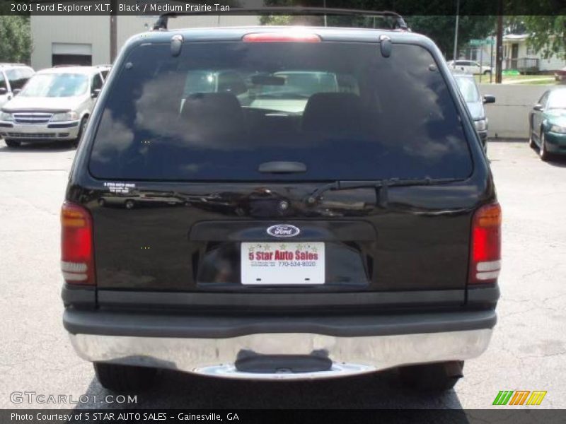 Black / Medium Prairie Tan 2001 Ford Explorer XLT