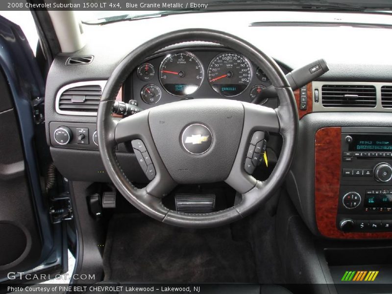 Blue Granite Metallic / Ebony 2008 Chevrolet Suburban 1500 LT 4x4
