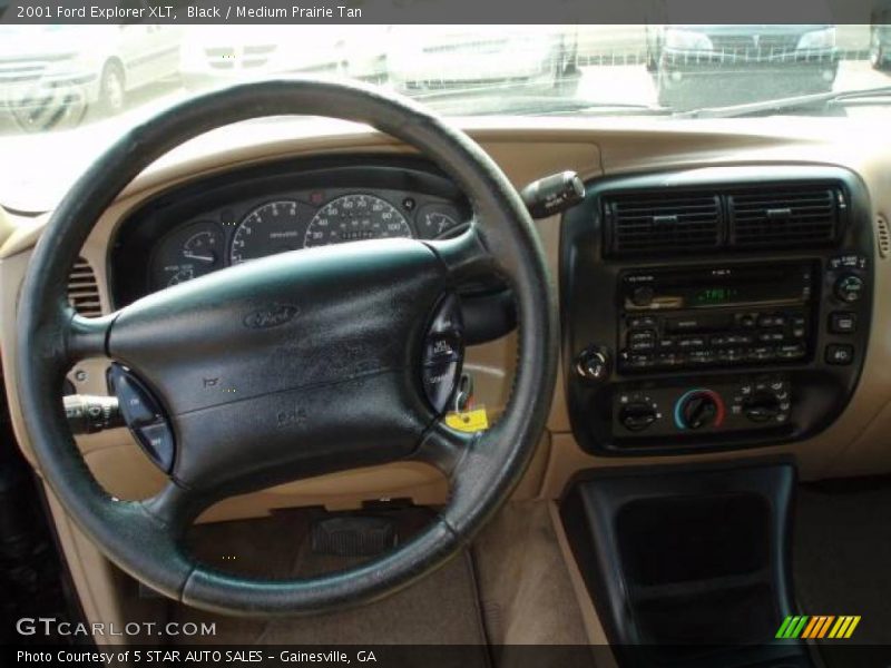 Black / Medium Prairie Tan 2001 Ford Explorer XLT