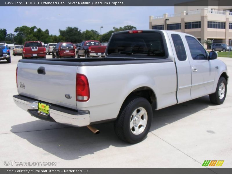 Silver Metallic / Medium Graphite 1999 Ford F150 XLT Extended Cab