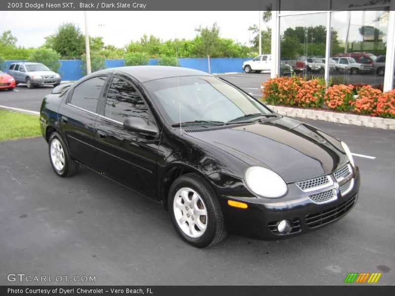 Black / Dark Slate Gray 2003 Dodge Neon SXT
