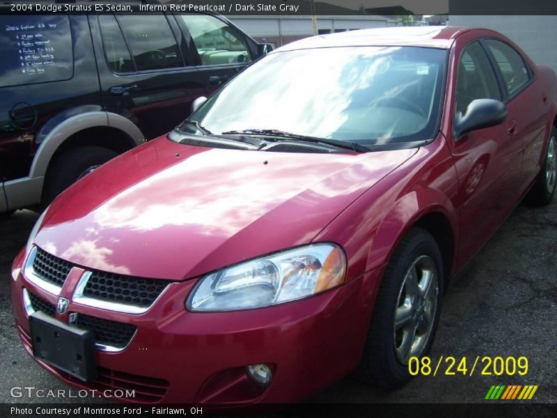 Inferno Red Pearlcoat / Dark Slate Gray 2004 Dodge Stratus ES Sedan