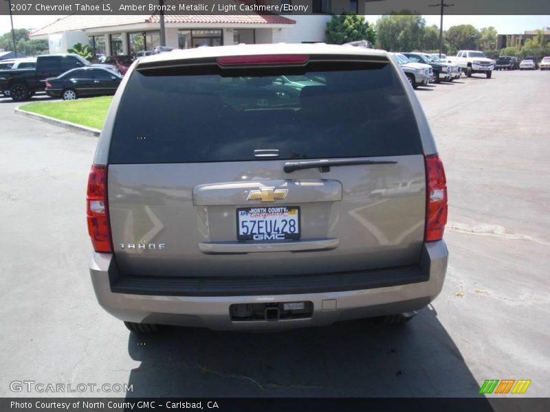 Amber Bronze Metallic / Light Cashmere/Ebony 2007 Chevrolet Tahoe LS