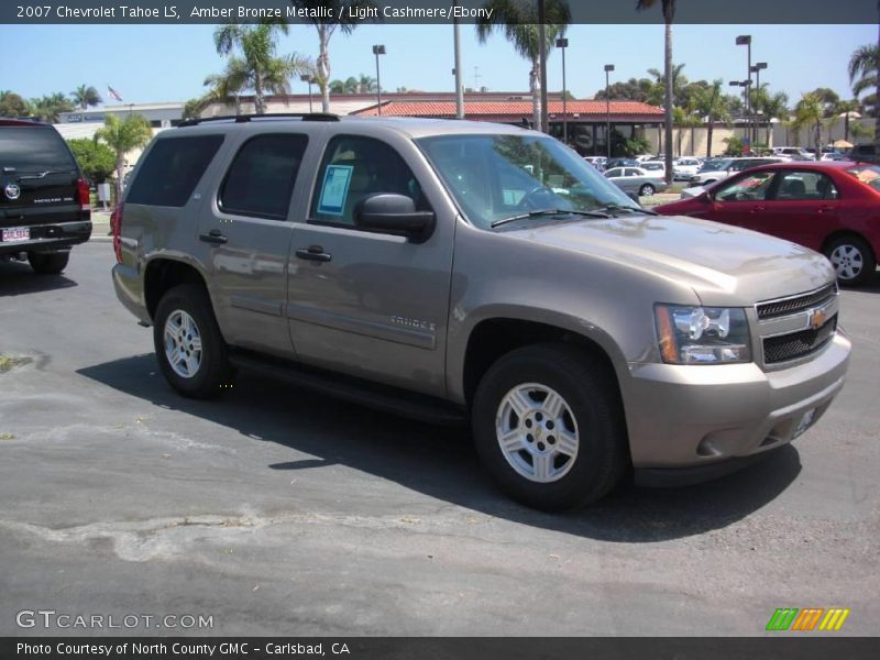 Amber Bronze Metallic / Light Cashmere/Ebony 2007 Chevrolet Tahoe LS