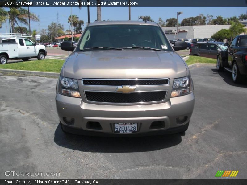 Amber Bronze Metallic / Light Cashmere/Ebony 2007 Chevrolet Tahoe LS