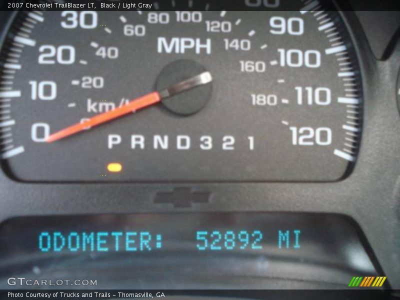 Black / Light Gray 2007 Chevrolet TrailBlazer LT