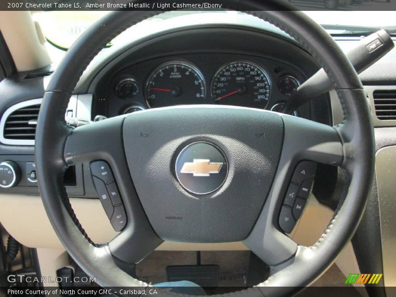 Amber Bronze Metallic / Light Cashmere/Ebony 2007 Chevrolet Tahoe LS