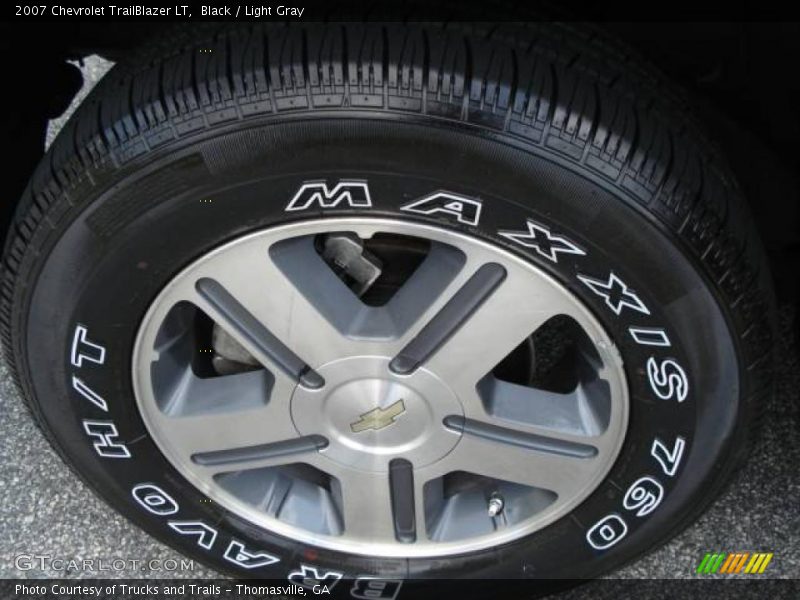 Black / Light Gray 2007 Chevrolet TrailBlazer LT