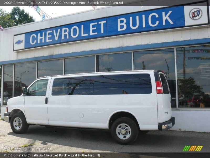 Summit White / Neutral 2008 Chevrolet Express EXT LS 3500 Passenger Van