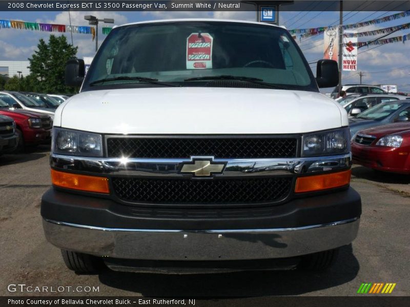Summit White / Neutral 2008 Chevrolet Express EXT LS 3500 Passenger Van