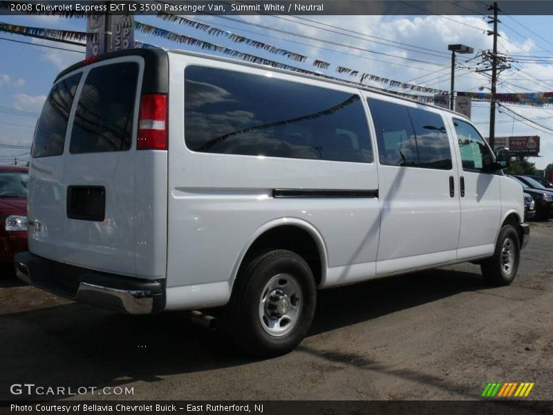 Summit White / Neutral 2008 Chevrolet Express EXT LS 3500 Passenger Van