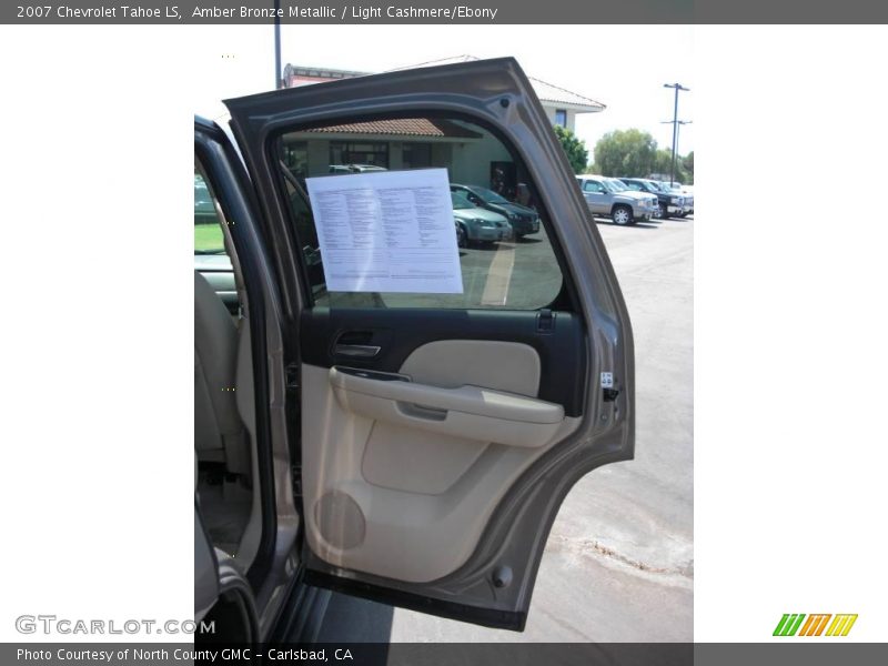 Amber Bronze Metallic / Light Cashmere/Ebony 2007 Chevrolet Tahoe LS
