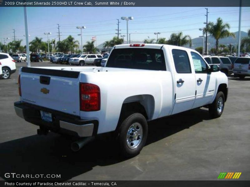 Summit White / Ebony 2009 Chevrolet Silverado 2500HD LT Crew Cab