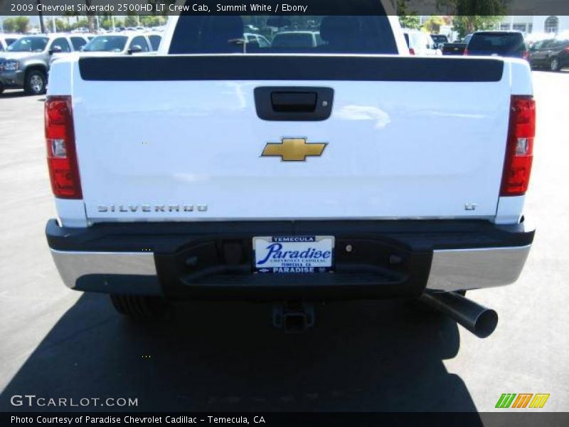 Summit White / Ebony 2009 Chevrolet Silverado 2500HD LT Crew Cab