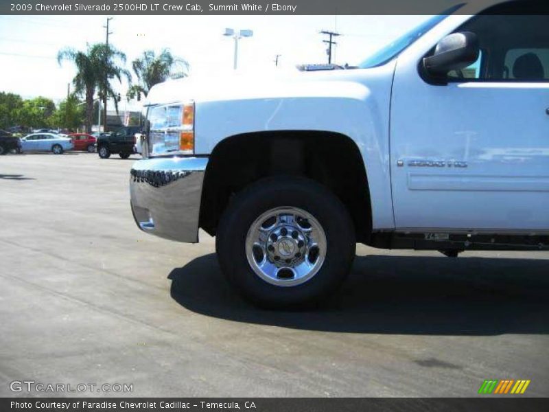 Summit White / Ebony 2009 Chevrolet Silverado 2500HD LT Crew Cab